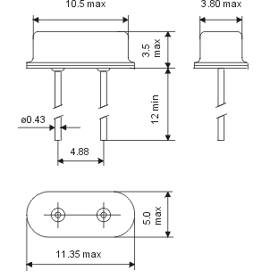 Габаритные размеры KX-3Н