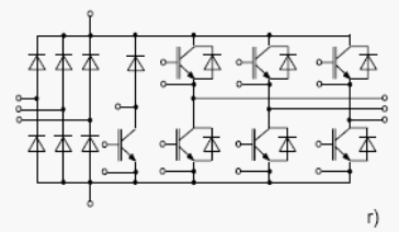 Основные схемы силовых модулей с IGBT и диодами