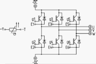 Типовая схема включения SKiiP37AC126V2