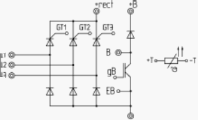 Типовая схема включения SKiiP29AHB08V1