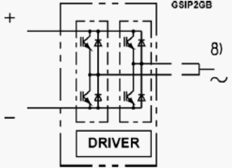 Схема модуля SKiiP1013GB122-2DL