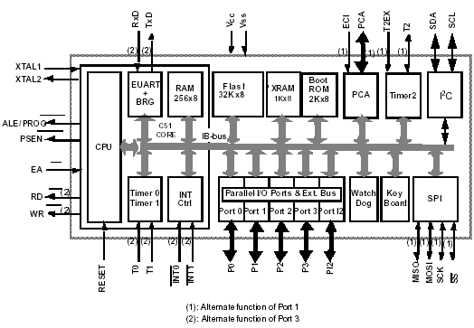 Архитектура T89C51IC