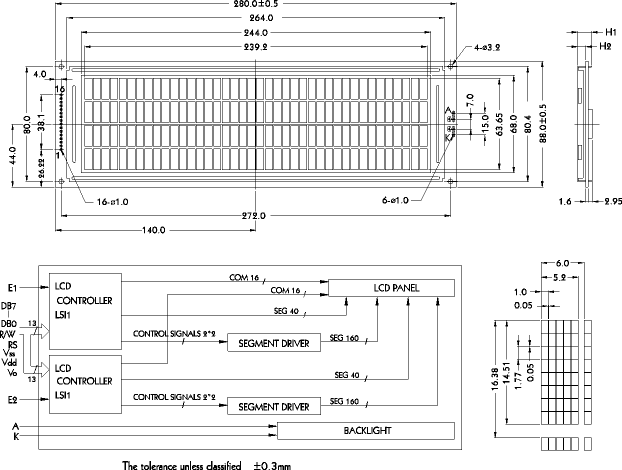 LCD-дисплей PC4004L