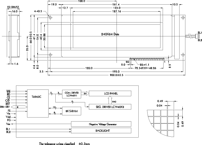 LCD-дисплей PG-24064-D