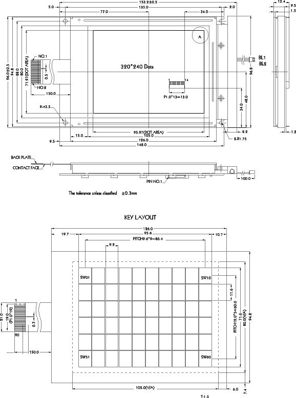 LCD-дисплей PG-320240-E-A1