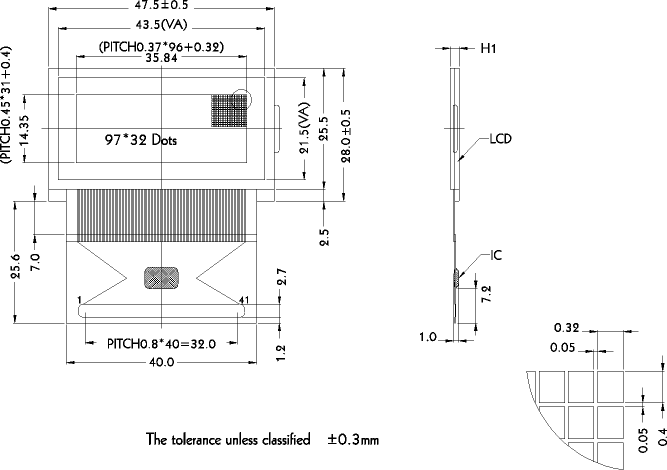 LCD-дисплей PG9732-A