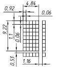 Габаритные размеры модуля MT–20S4M