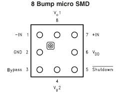 Расположение выводов LM4879